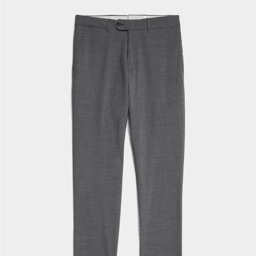 Italian Tropical Wool Sutton Trouser NWT 36x32 - Picture 2 of 10